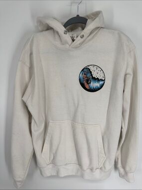 Call Your Mother Grim Reaper Surf Hoodie Sweatshirt Size L